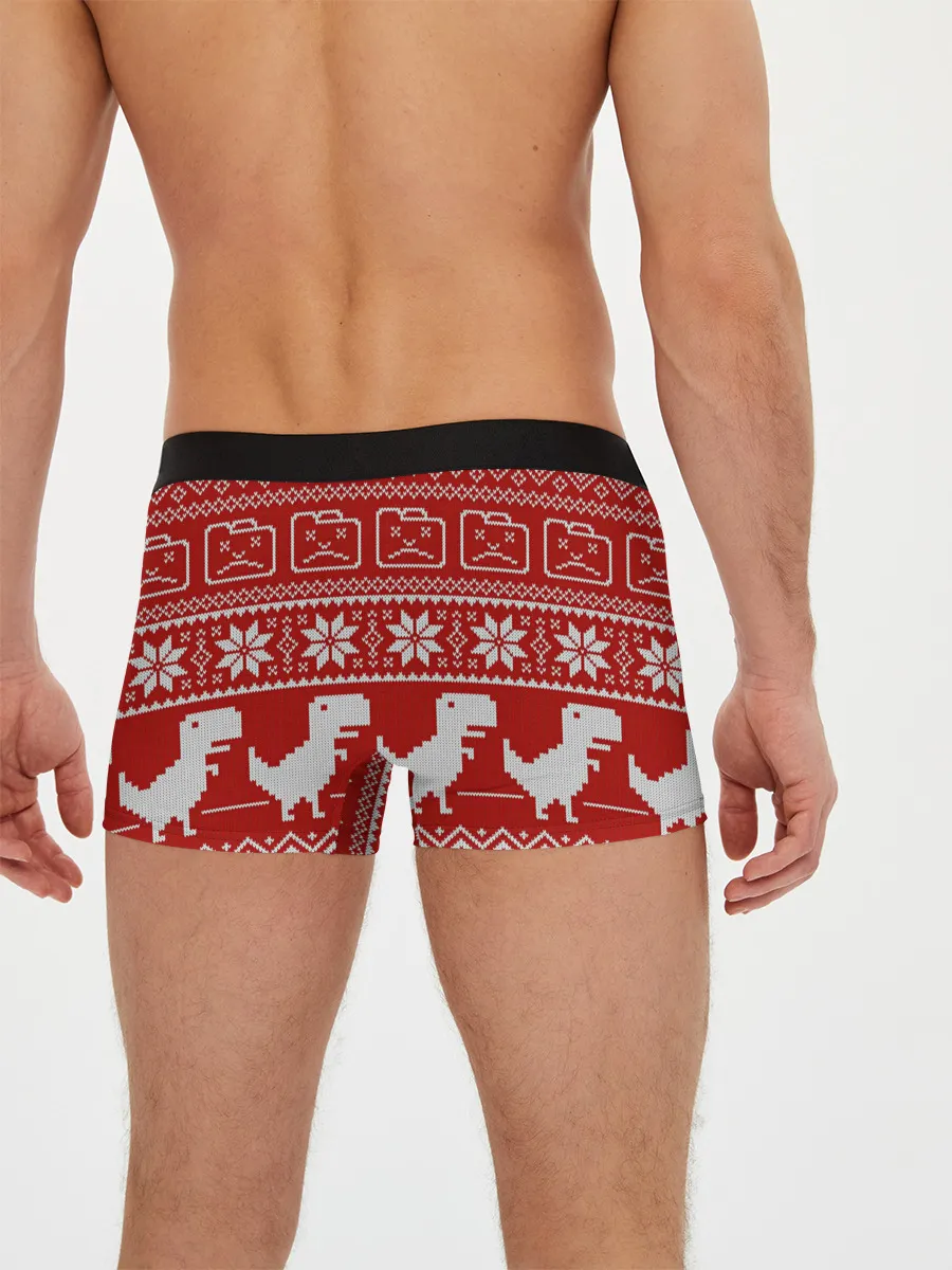 Мужские трусы боксеры / Новогодний гугл