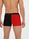 Мужские трусы боксеры / Smail Black and red