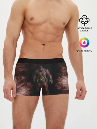Мужские трусы боксеры / NPC | ШЕСТЕРЕНКИ | ЛОГО