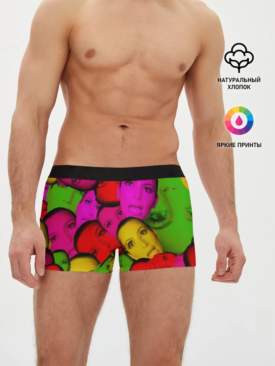 Мужские трусы боксеры / Crazy Kim Kardashian