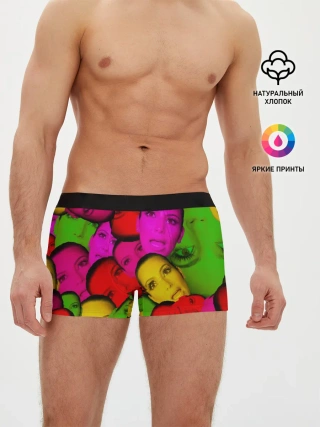 Мужские трусы боксеры / Crazy Kim Kardashian