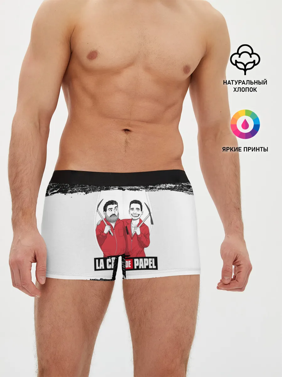 Мужские трусы боксеры / Moscow | Rio | La Casa de Papel