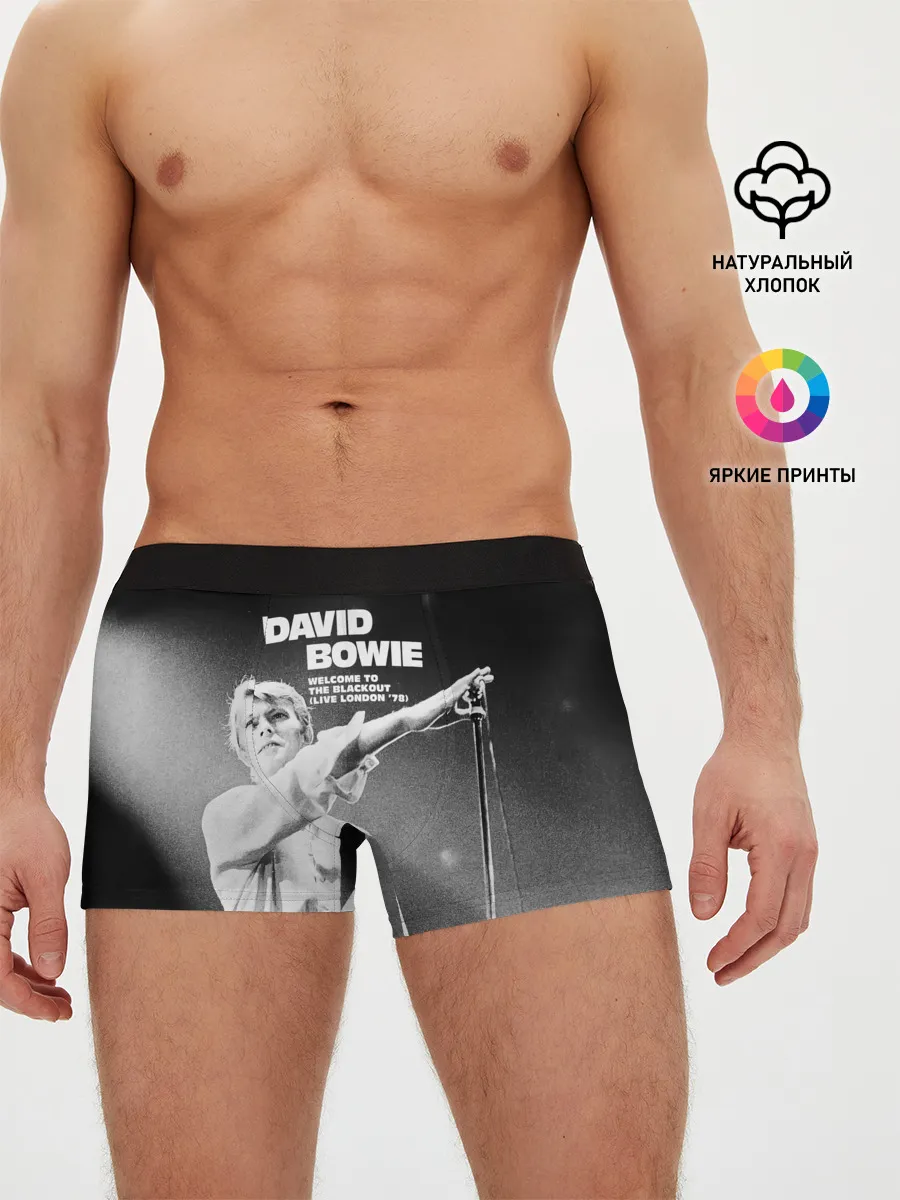 Мужские трусы боксеры / Welcome to the Blackout - David Bowie
