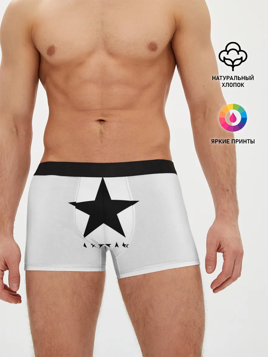 Мужские трусы боксеры / Blackstar - David Bowie