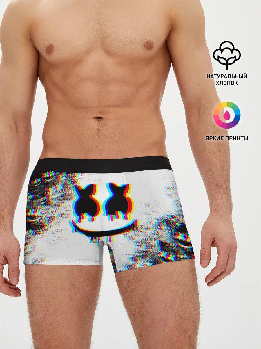 Мужские трусы боксеры / MARSHMELLOW GLITCH