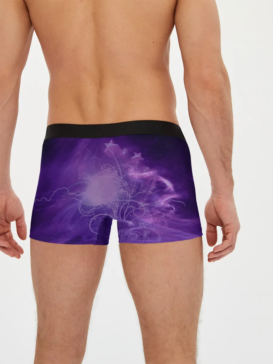 Мужские трусы боксеры / Кэ Цин в сиреневом тумане