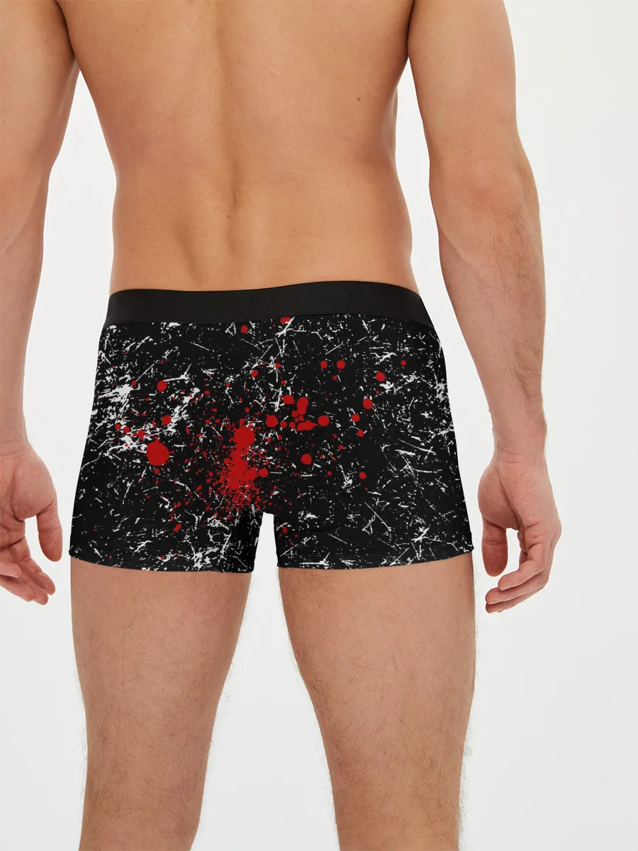 Мужские трусы боксеры / Брызги Череп Хипстер Гранж