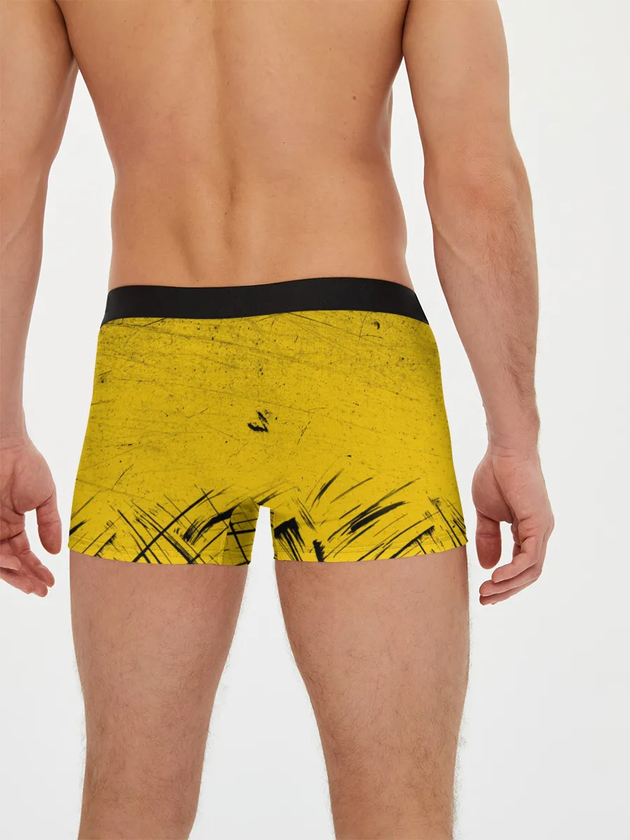 Мужские трусы боксеры / Череп Хипстер Гранж Брызги