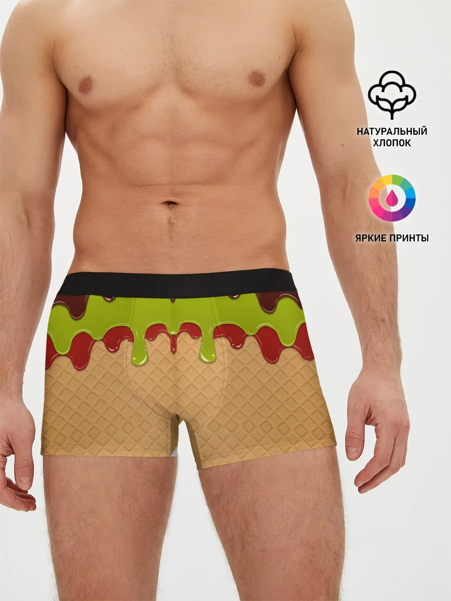 Мужские трусы боксеры / Мороженое | Ice Scream