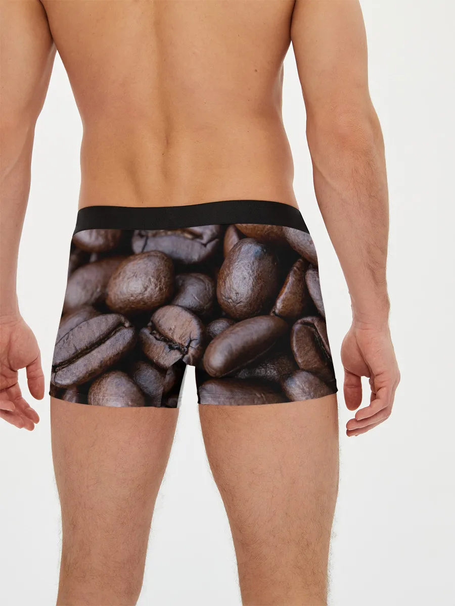Мужские трусы боксеры / Кофейные зёрна