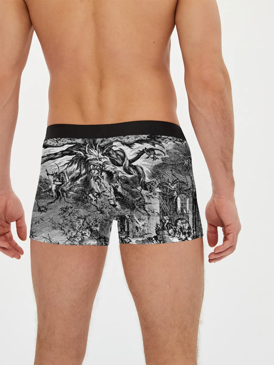 Мужские трусы боксеры / Демонический хаос