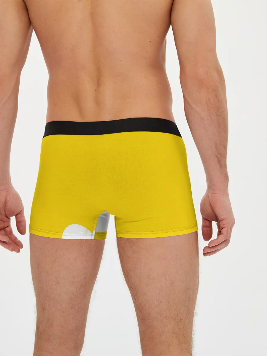 Мужские трусы боксеры / Yellow egg. Oto Ai