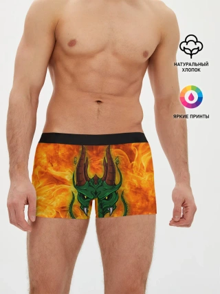 Мужские трусы боксеры / Японский дракон | Japanese Dragon