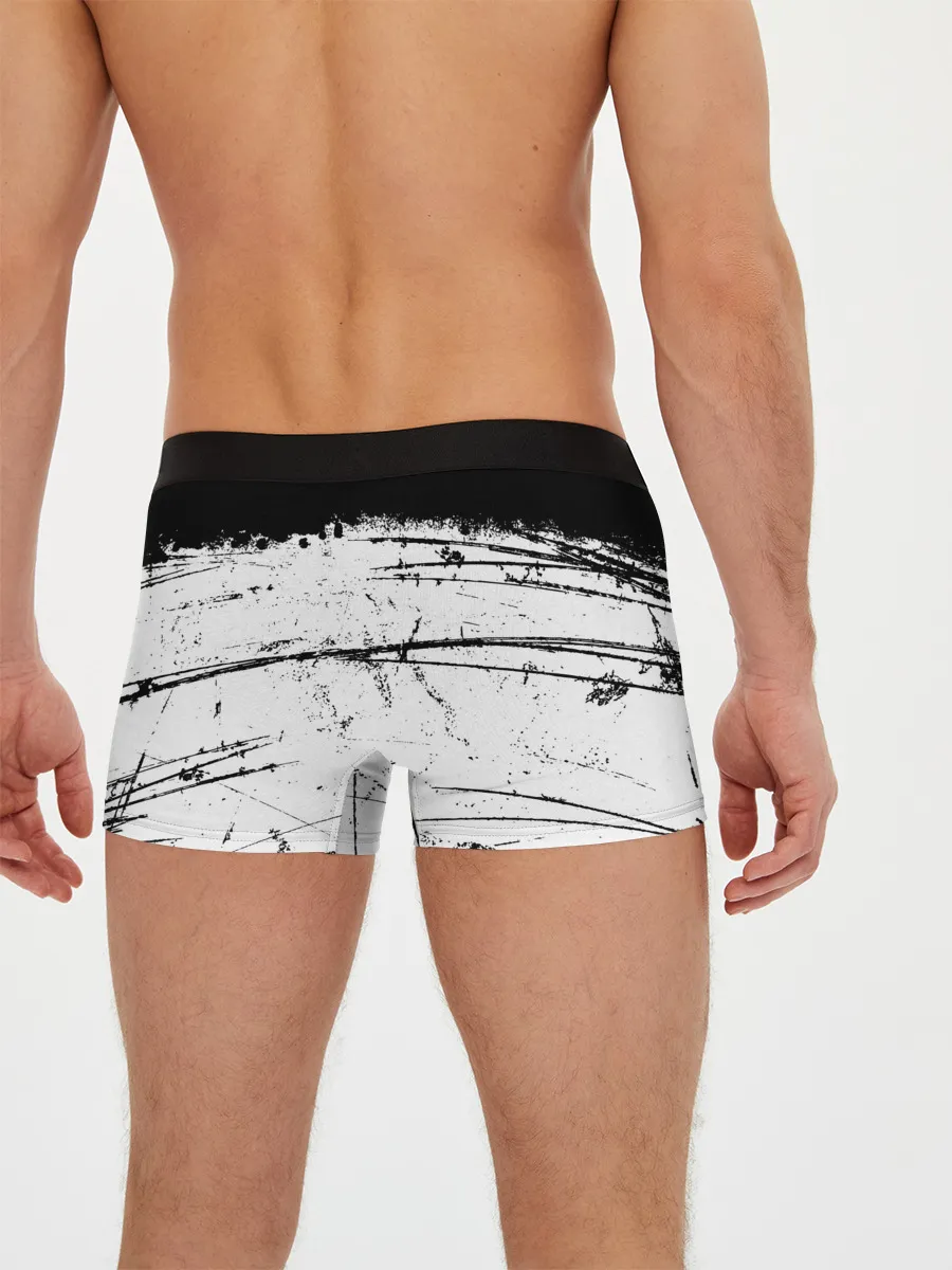 Мужские трусы боксеры / ИСПАЧКАННЫЙ КРАСКОЙ