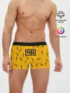 Мужские трусы боксеры / PUBG АВТОМАТЫ ПАТТЕРН ЖЁЛТЫЙ