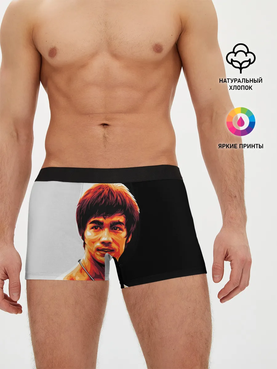 Мужские трусы боксеры / Bruce Jeet Kune Do