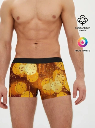 Мужские трусы боксеры / Дождик золотой