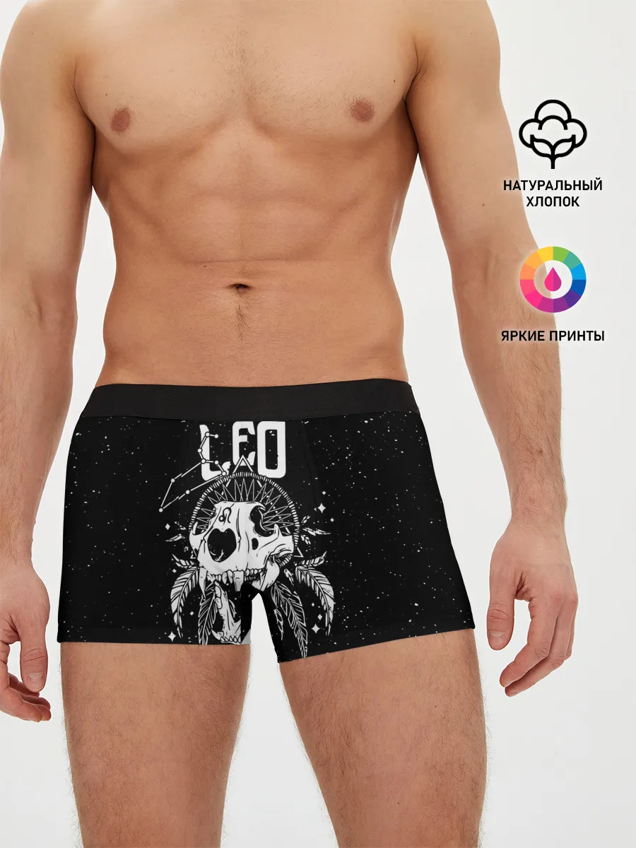 Мужские трусы боксеры / Dark Leo