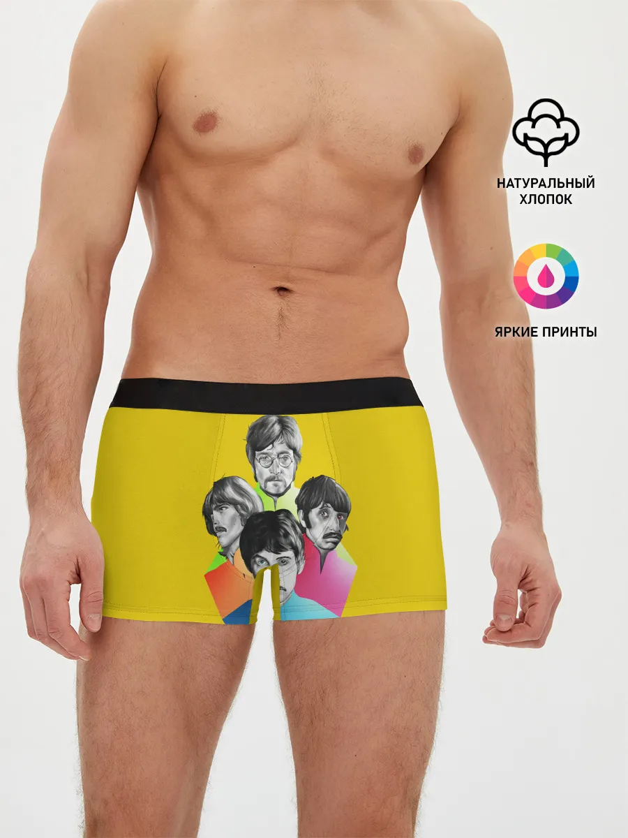 Мужские трусы боксеры / Банда Битлов