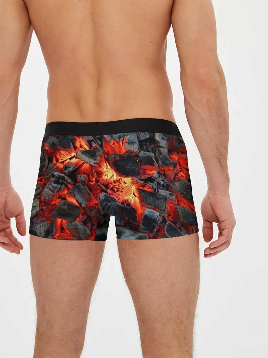 Мужские трусы боксеры / Древесные угли