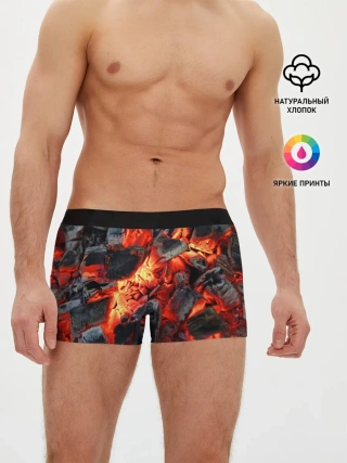 Мужские трусы боксеры / Древесные угли