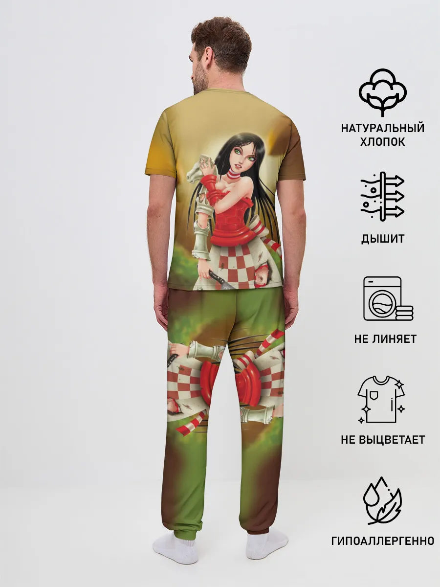 Мужская пижама с брюками / Алиса: безумие возвращается