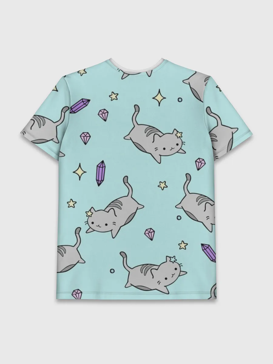 Мужская базовая футболка / Кавайные котики