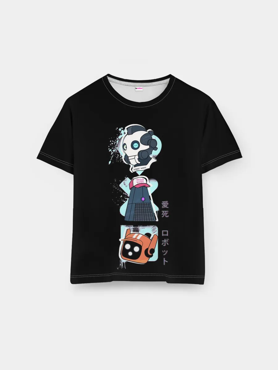 Мужская базовая футболка / Любовь, Смерть и Роботы