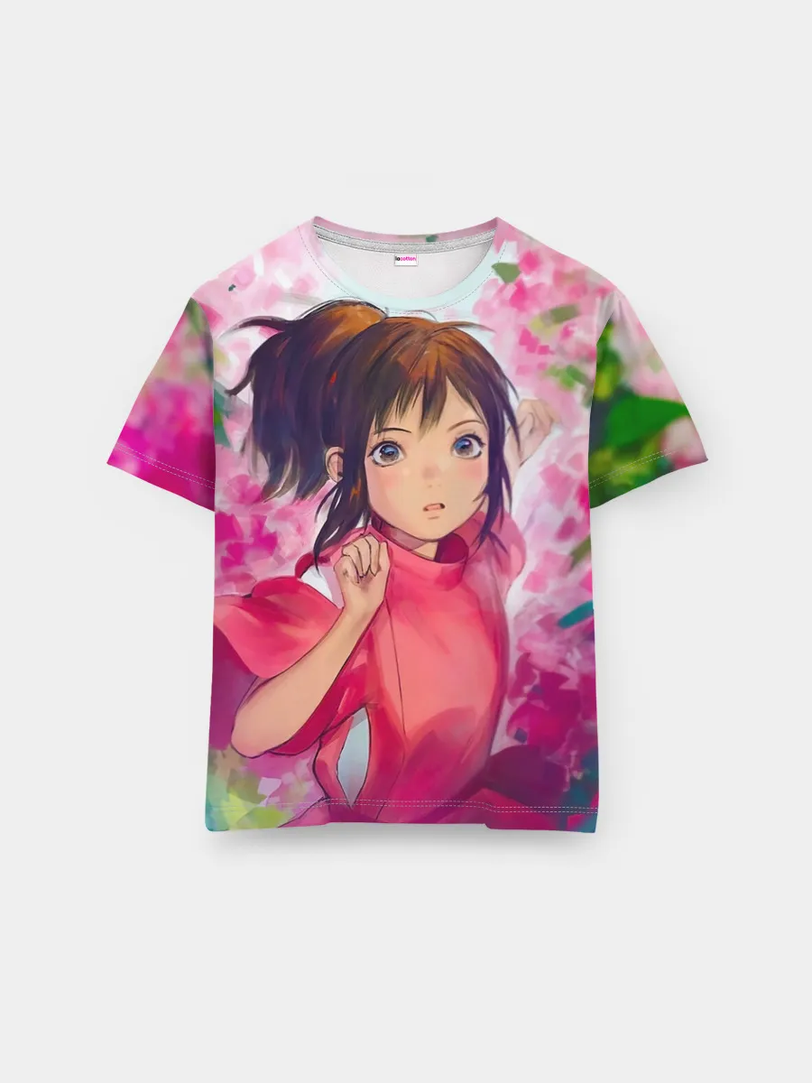 Мужская базовая футболка / Унесенные призраками Акварель