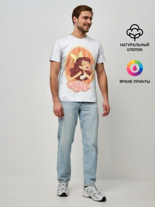 Мужская базовая футболка / Рисунок Арианы