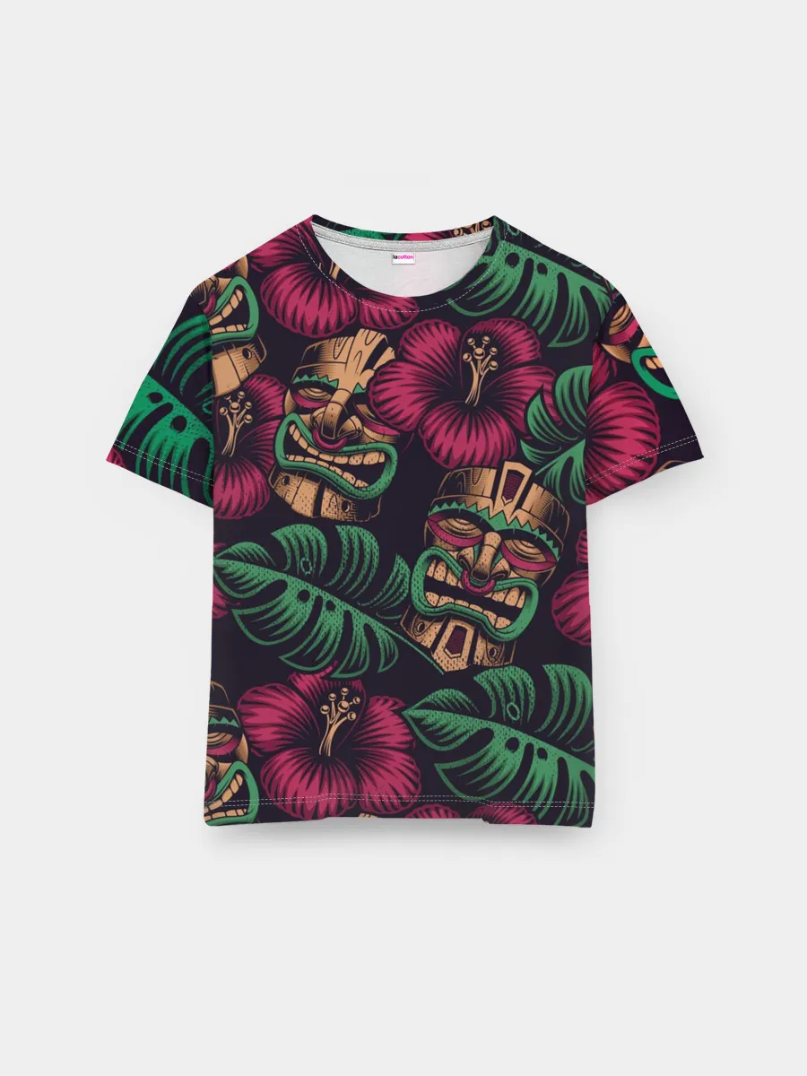 Мужская базовая футболка / Тропический