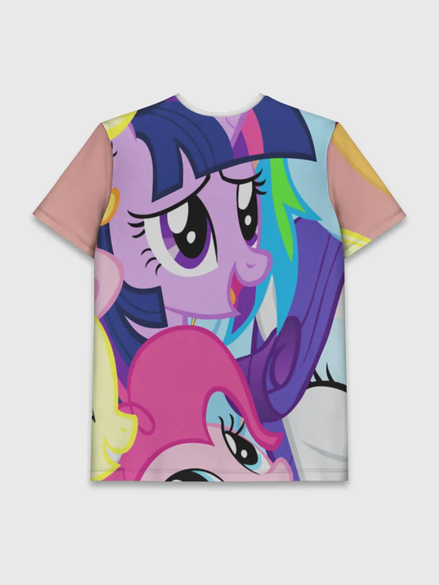 Мужская базовая футболка / МАЛЕНЬКИЕ ПОНИ