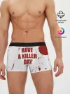 Мужские трусы боксеры / blood have a killer day Dexter