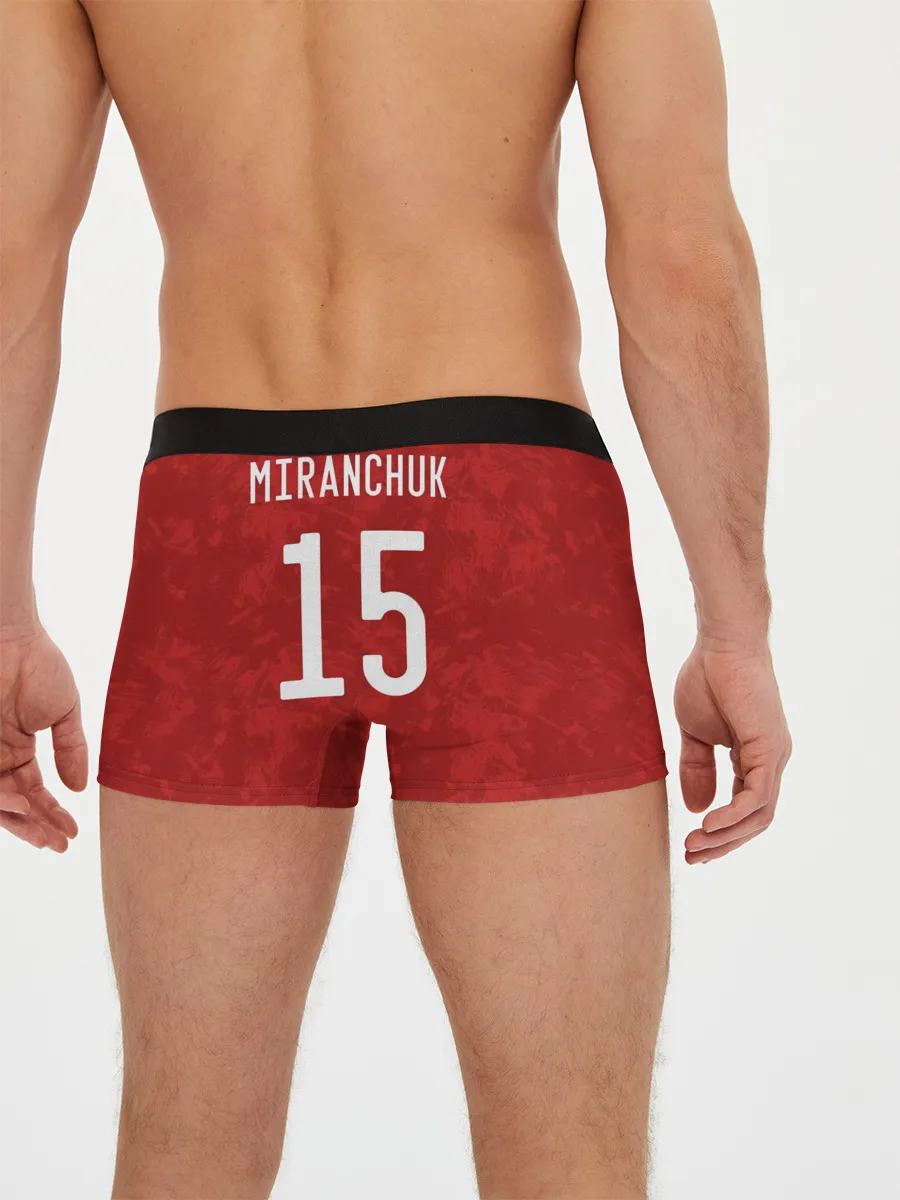 Мужские трусы боксеры / Миранчук форма сборной России