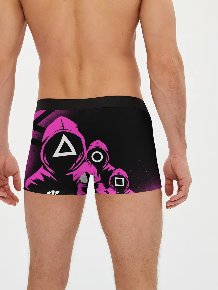 Мужские трусы боксеры / Игра в кальмара