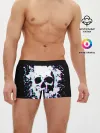 Мужские трусы боксеры / Мерцающий череп