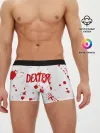 Мужские трусы боксеры / Dexter logo Декстер брызги крови