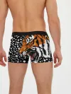 Мужские трусы боксеры / Амурский тигр и снегопад