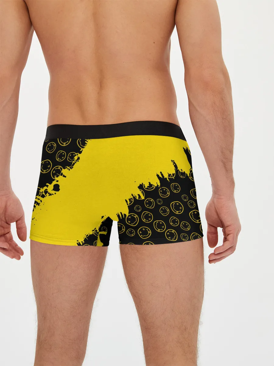 Мужские трусы боксеры / Nirvana Smile | Нирвана Рваный Паттерн