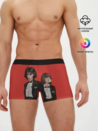 Мужские трусы боксеры / Стильные 067 и 240