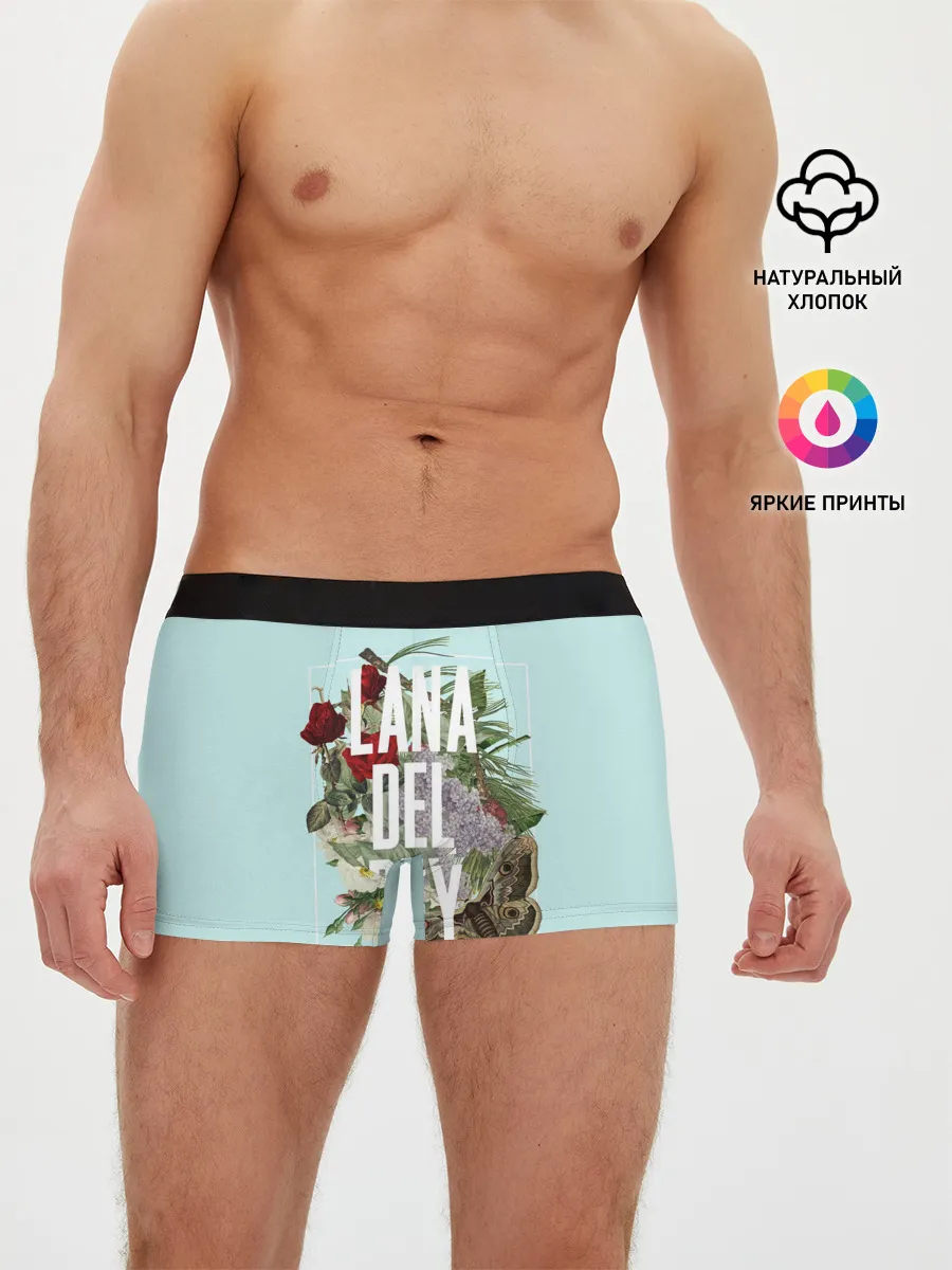 Мужские трусы боксеры / Цветочная Лана
