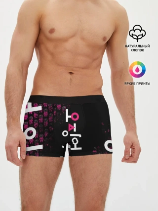 Мужские трусы боксеры / SQUID GAME | ПАТТЕРН СТРАЖЕЙ