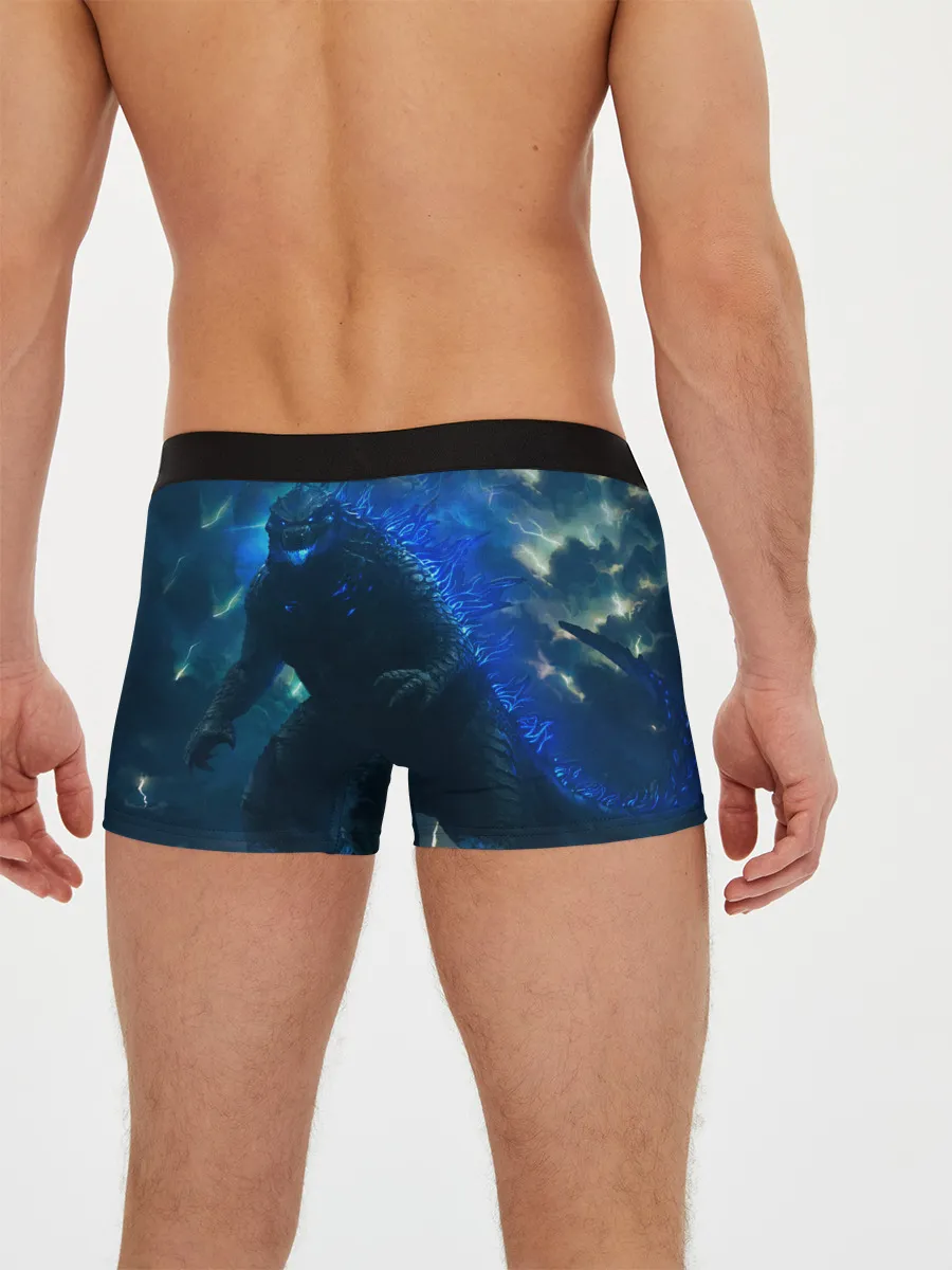 Мужские трусы боксеры / ГОДЗИЛЛА В МОРЕ