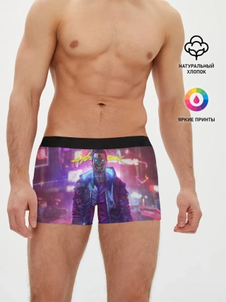 Мужские трусы боксеры / CYBERPUNK 2077 SAMURAI, ХАОС
