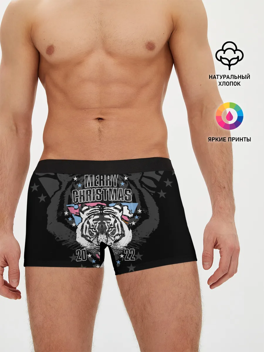 Мужские трусы боксеры / Merry Christmas 2022