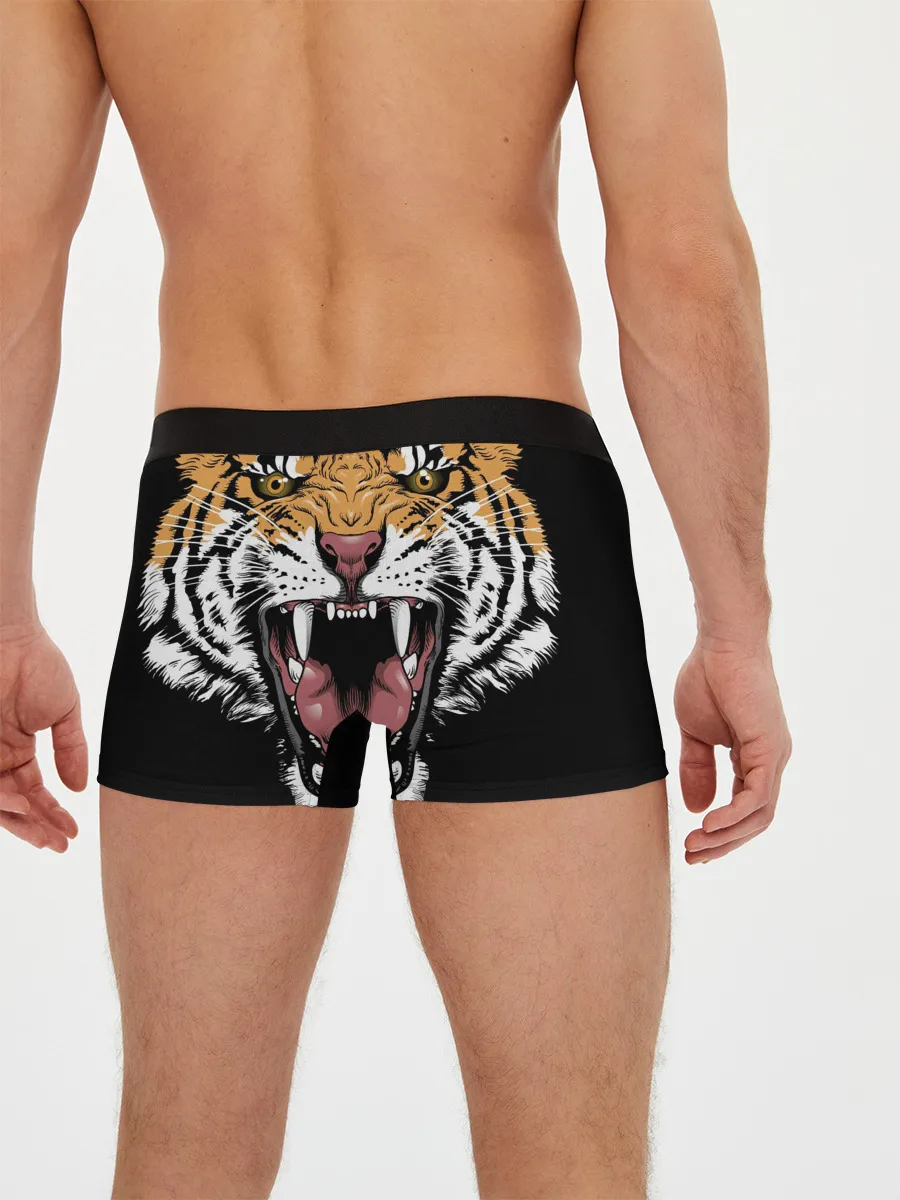 Мужские трусы боксеры / Оскал амурского тигра