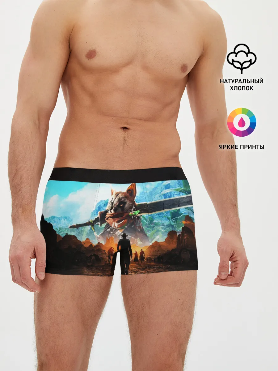 Мужские трусы боксеры / Biomutant | Биомутант