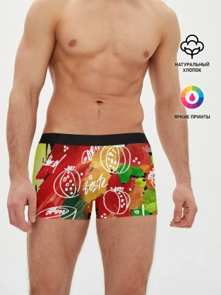 Мужские трусы боксеры / Вкус граната