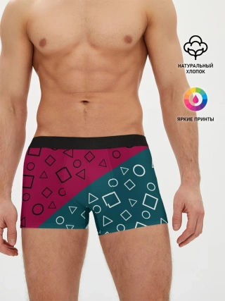 Мужские трусы боксеры / Игра в кальмара