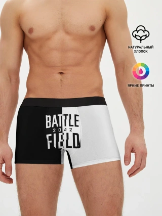 Мужские трусы боксеры / БАТЛФИЛД 2042 | ЛОГОТИП
